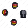 Picture of Black 4pcs/Set Mini Car Tire Valve Caps For Small Wholesale Mixed Order