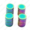 Picture of 4pcs/Set Color Car Motorcycle Bike Aluminum Alloy Wheel Tire Valve Stem Caps Dust Covers