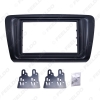 Picture of Car 2DIN Radio Audio Fascia Frame Panel Dash Mount Kit Adapter With Inner Trim For Skoda Octavia (2014+)/Rapid Spaceback(2013+) Aftermarket