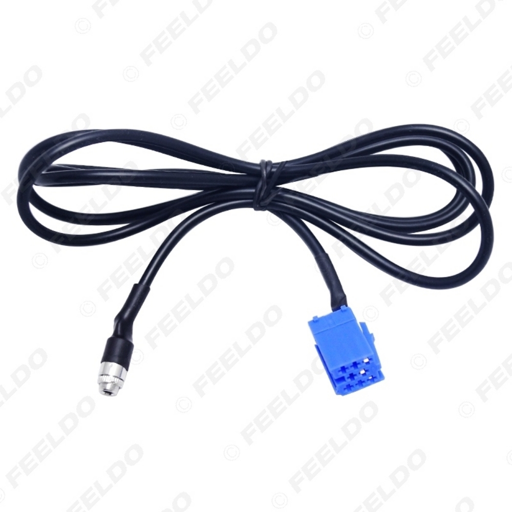 Picture of Aux Cable Adapter Female 3.5MM Jack Radio Blaupunkt CD Player Cable For AUDI VW Passat Polo Bora