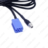 Picture of Aux Cable Adapter Female 3.5MM Jack Radio Blaupunkt CD Player Cable For AUDI VW Passat Polo Bora