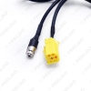 Picture of Car MINI ISO 6Pin to 3.5MM Jack Audio Device External Aux Cable Adapter For Fiat Grande Punto Alfa 159