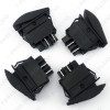 Picture of Car Boat Waterproof 4Pin Bar Rocker Toggle Switch On/Off with LED Light Blue/Red/Yellow/Green 12V