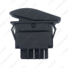 Picture of Car Boat Waterproof 4Pin Bar Rocker Toggle Switch On/Off with LED Light Blue/Red/Yellow/Green 12V