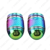 Picture of 4pcs/set Colorful Aluminum Bullet Style Car Motorcycle Rocket-Shaped Air Port Cover Tire Valve Wheel Stem