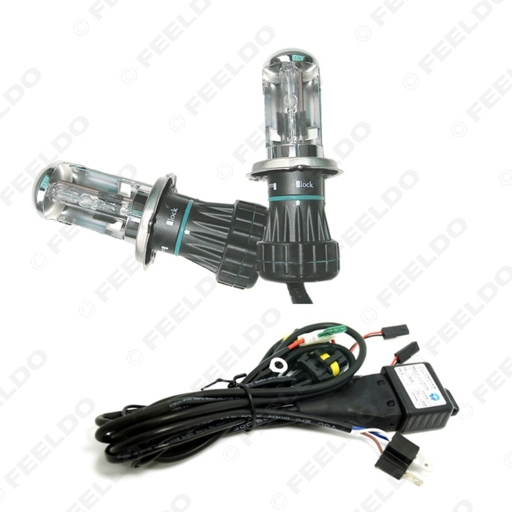 Picture of 2x 35W Car Xenon Headlight H4 9003 Hi/Lo Bi-Xenon HID Repalcement AC Bulbs & Harness
