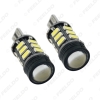 Picture of 1PC T15 5730SMD 15LED + 1.5W 9W Wedge Car LED Light Canbus No-Error LED Bulbs With Lens White