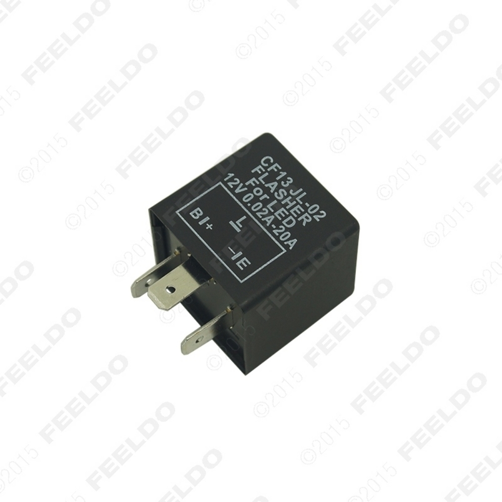 Picture of CF13 JL-02 motorcycle 3 pin Electronic LED Flasher Blinker Relay Fix Flasher for Japanese car LED Bulbs Indicators