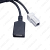 Picture of Car Aux Audio Input Media Data Wire Original Plug To USB Adapter Conector For Toyota RAV4 EZ Verso Camry