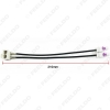 Picture of OEM 2Female To 2Male FAKRA II Radio Antenna Adapter For VW Jetta/Golf MK5/MK6/Passat B6/B7/Tiguan RNS510(MFD3)/RCD510/310