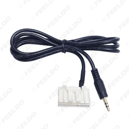 Picture of Car 3.5mm Audio AUX 28PIN Wire Adapter Input Wire Cable For Toyota Camry/Corolla/Reiz/RAV4/Highlander