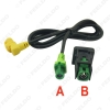 Picture of 1PC Car OEM RCD510 RNS315 USB Cable With Switch For VW Golf MK5 MK6 VI 5 6 Jetta CC Tiguan Passat B6 Armrest Position