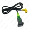 Picture of 1PC Car OEM RCD510 RNS315 USB Cable With Switch For VW Golf MK5 MK6 VI 5 6 Jetta CC Tiguan Passat B6 Armrest Position