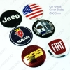 Picture of 1pcs New 3D Car Wheel Cover Badge Wheel Center Cap Emblem Decals For Mix Car Logos