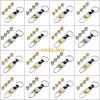 Picture of 4pcs/set Cool Chrome Car Tire Wheel Steam Valve Cap Leather Wrench Keychain For Mixed LOGOs