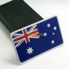 Picture of Car 3D Aluminum Alloy Chrome Rectangle National Flag Emblem Badge Sticker