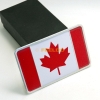 Picture of Car 3D Aluminum Alloy Chrome Rectangle National Flag Emblem Badge Sticker