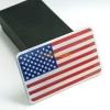 Picture of Car 3D Aluminum Alloy Chrome Rectangle National Flag Emblem Badge Sticker