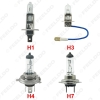 Picture of 1PC Warm White Auto H7 DC24V 100W Halogen Bulb Truck Bus Headlight Foglight Driving Lamp 3000K