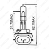 Picture of 1PC White 880 27W Car Fog Lights Halogen Bulb Headlights Lamp Car Light Source Parking 5000