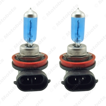 Picture of 1PC White H8 35W Car Fog Lights Halogen Bulb Headlights Lamp Car Light Source Parking 5000K