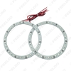 Picture of 2pcs/lot 100mm Car Angel Eyes 1210/3528 33SMD LED Headlight Halo Ring Angel Eye Lighting White Red Blue