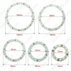 Picture of 2pcs/lot 100mm Car Angel Eyes 1210/3528 33SMD LED Headlight Halo Ring Angel Eye Lighting White Red Blue