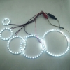 Picture of 2pcs/lot 100mm Car Angel Eyes 1210/3528 33SMD LED Headlight Halo Ring Angel Eye Lighting White Red Blue