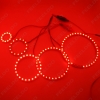 Picture of 2pcs/lot 100mm Car Angel Eyes 1210/3528 33SMD LED Headlight Halo Ring Angel Eye Lighting White Red Blue