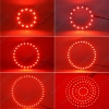 Picture of 2pcs/lot 100mm Car Angel Eyes 1210/3528 33SMD LED Headlight Halo Ring Angel Eye Lighting White Red Blue