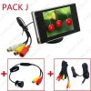 Picture of 3.5" LCD TFT Stand-alone Monitor With Rear View Parking Camera RCA Video System 2.4G Wireless & Cigarette Lighter Optional