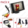 Picture of 3.5" LCD TFT Stand-alone Monitor With Rear View Parking Camera RCA Video System 2.4G Wireless & Cigarette Lighter Optional