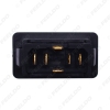 Picture of 12V/24V 10A Auto Universal 6Pins Power Window Switch With illumination Indicator Single Button