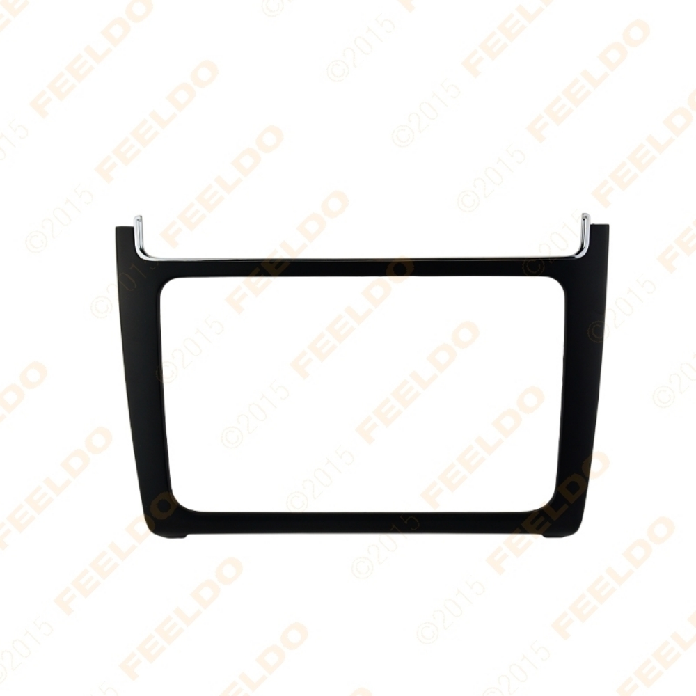 Picture of Black 2DIN Car Refitting Radio Stereo DVD Frame Fascia Dash Panel Installation Kits For Volkswagen Polo(Typ6C;2014+)