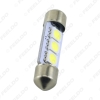 Picture of 1Pc White Car Auto 31/36/39/41mm 5050 Chip 3-SMD Reading Lights Festoon Dome LED Light Bulbs