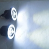 Picture of 2pcs/lot 2.5" 30W Car Projector Lens Fog Light With COB Angel Eyes Daytime Running Light DRL Headlight