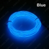 Picture of 3-meter 8-color Flexible EL Neon Glow Lighting Rope Strip + Charger for Car Decoration