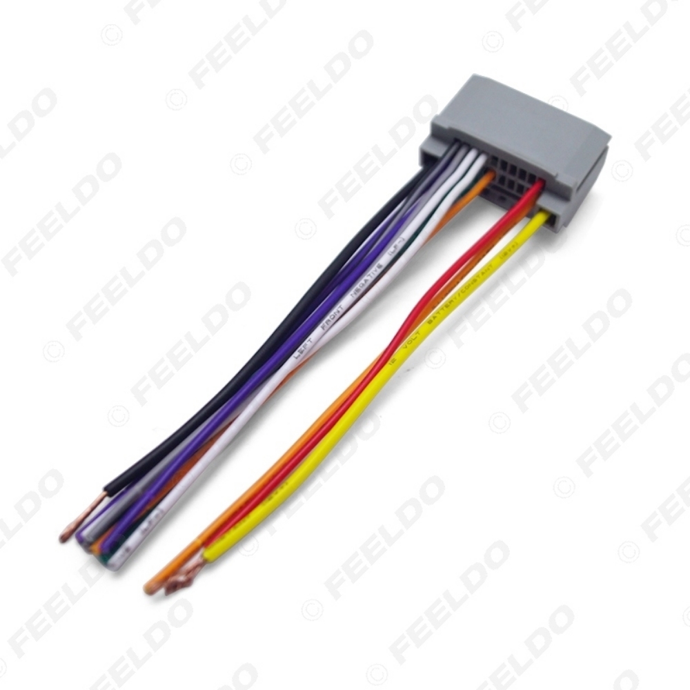 Picture of Car Audio Stereo Wiring Harness Adapter Plug For Jeep Wrangler/Compass OEM Factory Radio CD/DVD