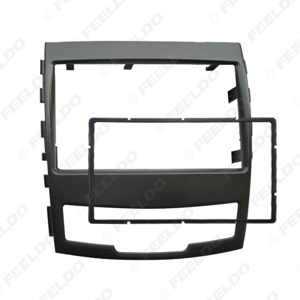 Picture of Car Refitting 2DIN Radio Stereo CD/DVD For SSangyong Korando 2010 Frame Fascia Dash Panel Installation Kits