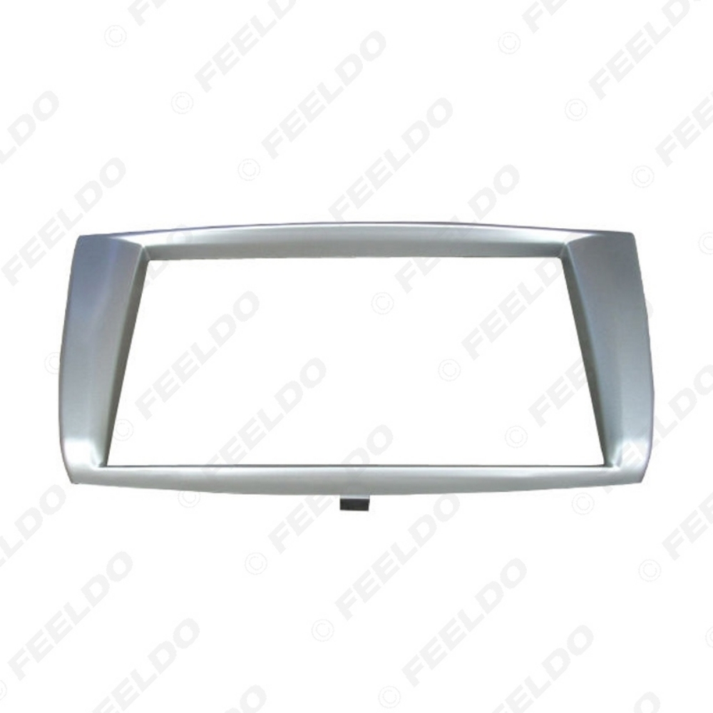 Picture of 2Din Car CD/DVD/Radio Stereo Face Frame Panel For Proton Persona Gen II Refitting Frame Dash Fascia Kits Silver