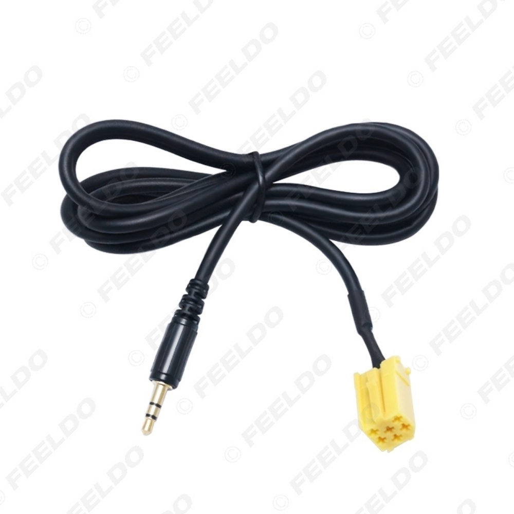 Picture of Car Stereo Aux input Cable Adaptor 3.5MM Audio Player Radio Cable For Fiat Grande Punto Alfa 159