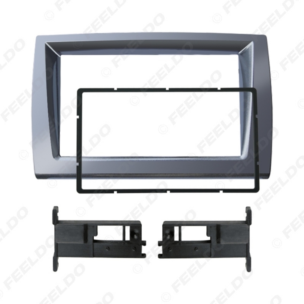 Picture of 2DIN Car Stereo Radio Fascia Plate Panel Frame For Fiat Bravo 2006+ Audio Panel Dashboard Frame Trim Mount