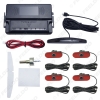 Picture of 3-Color Car LED Display 4pcs Original Sensors Reverse Backup Radar System Parking Sensor