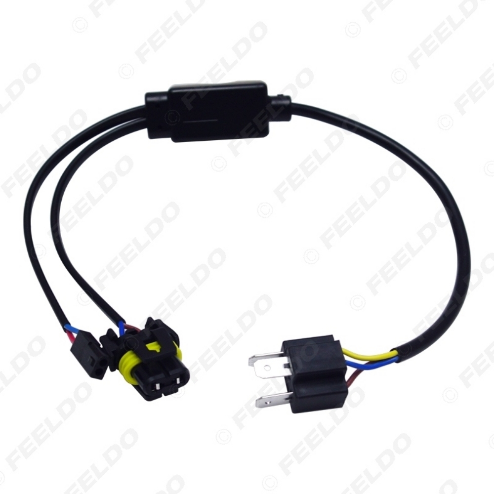 Picture of Simplified H4/9003/HB2 Hi/Lo Bi-Xenon HID Bulbs Relay Harness Wiring Controller