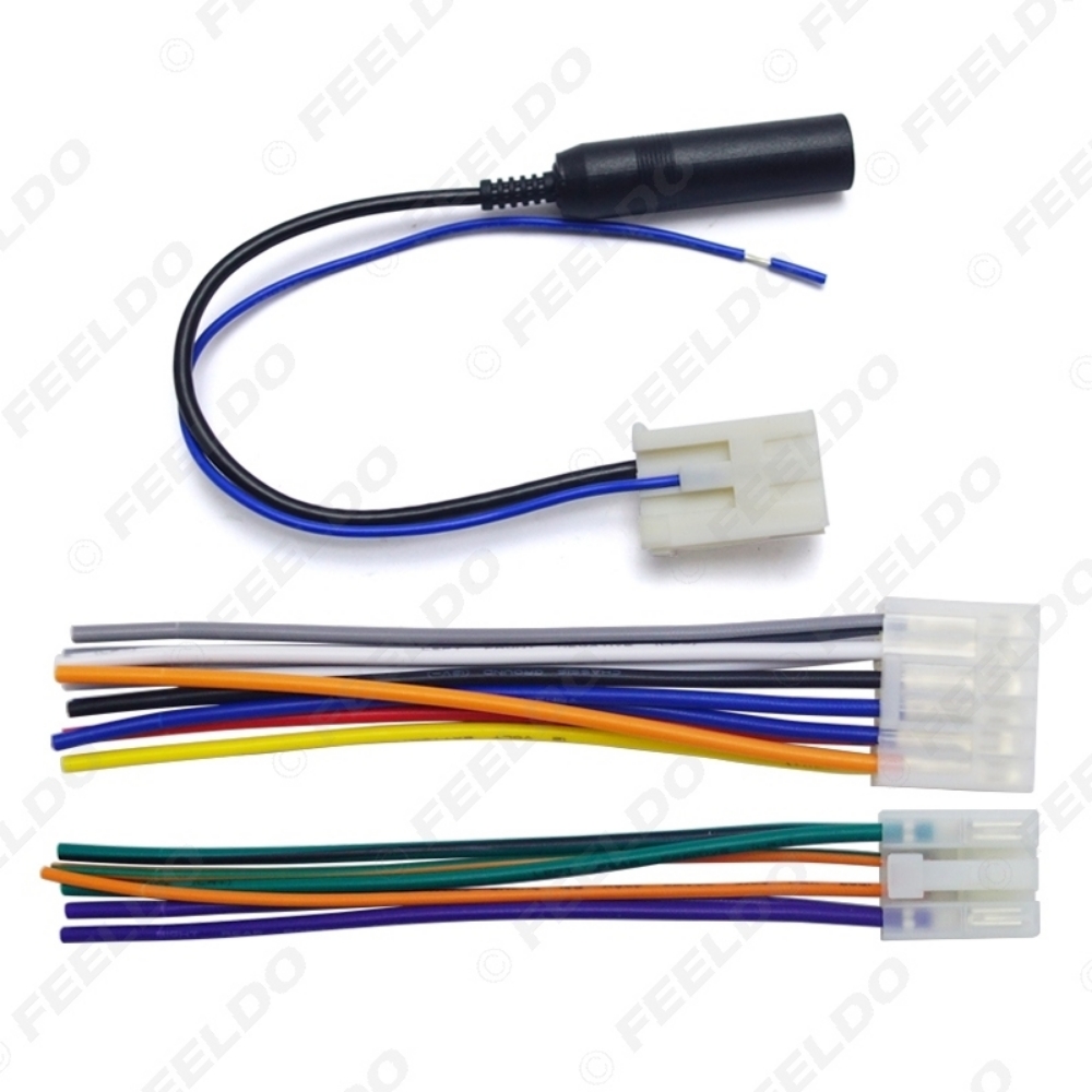 Picture of Car Audio Stereo Wiring Harness Plug With Antenna Adapter For Toyota/Scion Factory OEM Radio CD/DVD Stereo