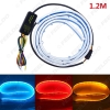 Picture of Universal 1.2m Car Rear Tail Box Light Streamer Brake Turn Signal LED Strip DRL Light Tail Decoration Accessories