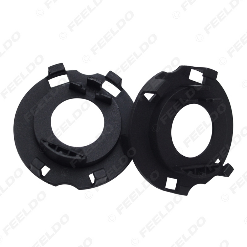 Picture of 2Pcs/pair H7 LED Headlight Bulb Retainers Holder for Hyundai Mistra New Tucson KIA Carnival H7 Bulb Base Adapter