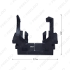 Picture of 2x Car H1 LED Bulb Adapter Holder Base For Ford Focus Fiesta Mondeo H1 Halogen Upgrade to LED Socket