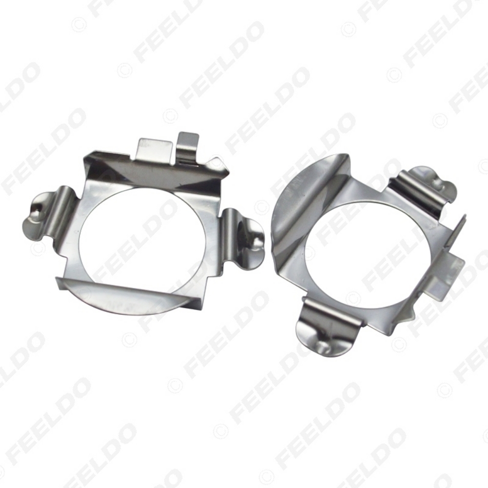 Picture of 2pcs Auto LED Headlight H7 Sokets Adaptor Holder For Mercedes Benz B-Class / C-Class / ML Class Ford Edge Lamp Base