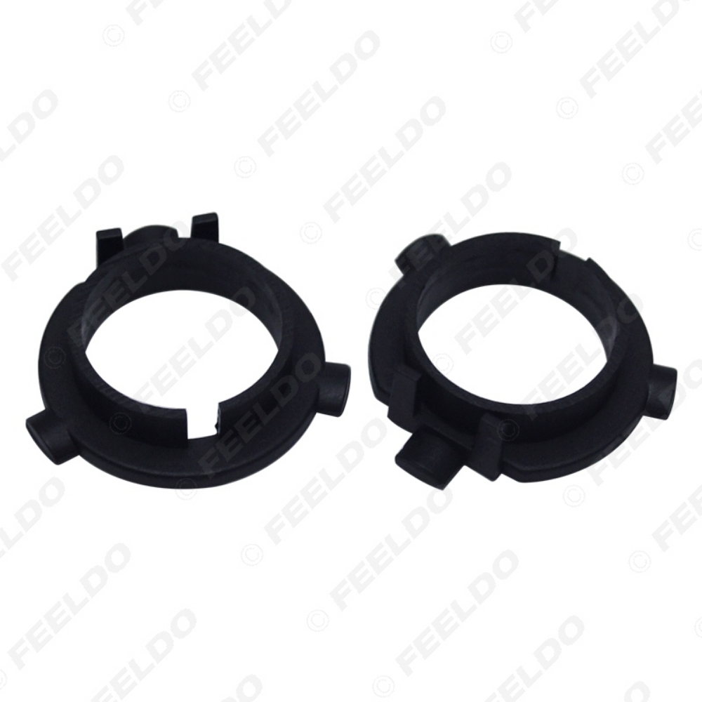 Picture of 2PCS Car LED Headlight Bulbs Holder H7 Socket Adapter Base For KIA K3/K4/K5/Sorento Hyundai Veloster/Snata Fe